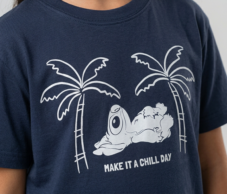 Girls Half Sleeves Printed Make It Achill Day