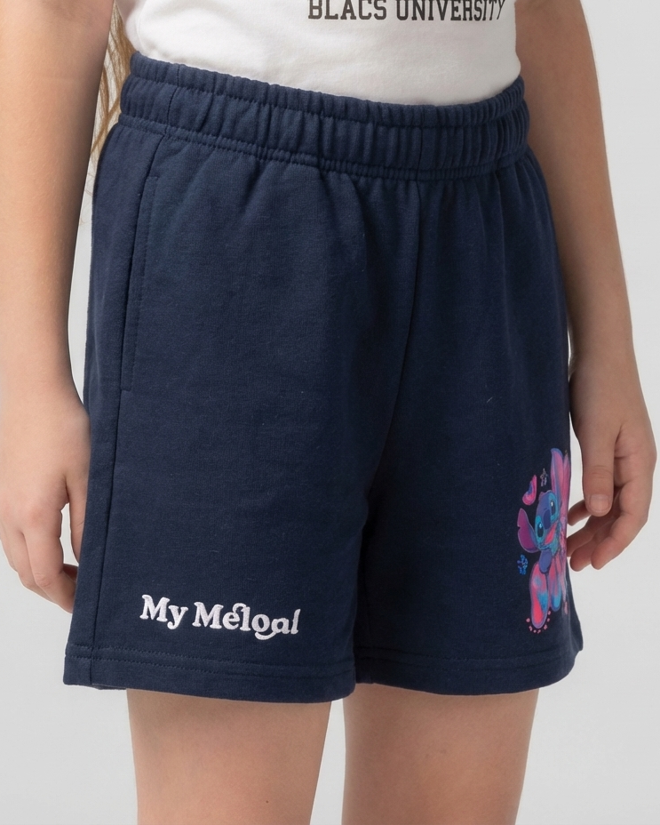 Girls Printed Stitch Short