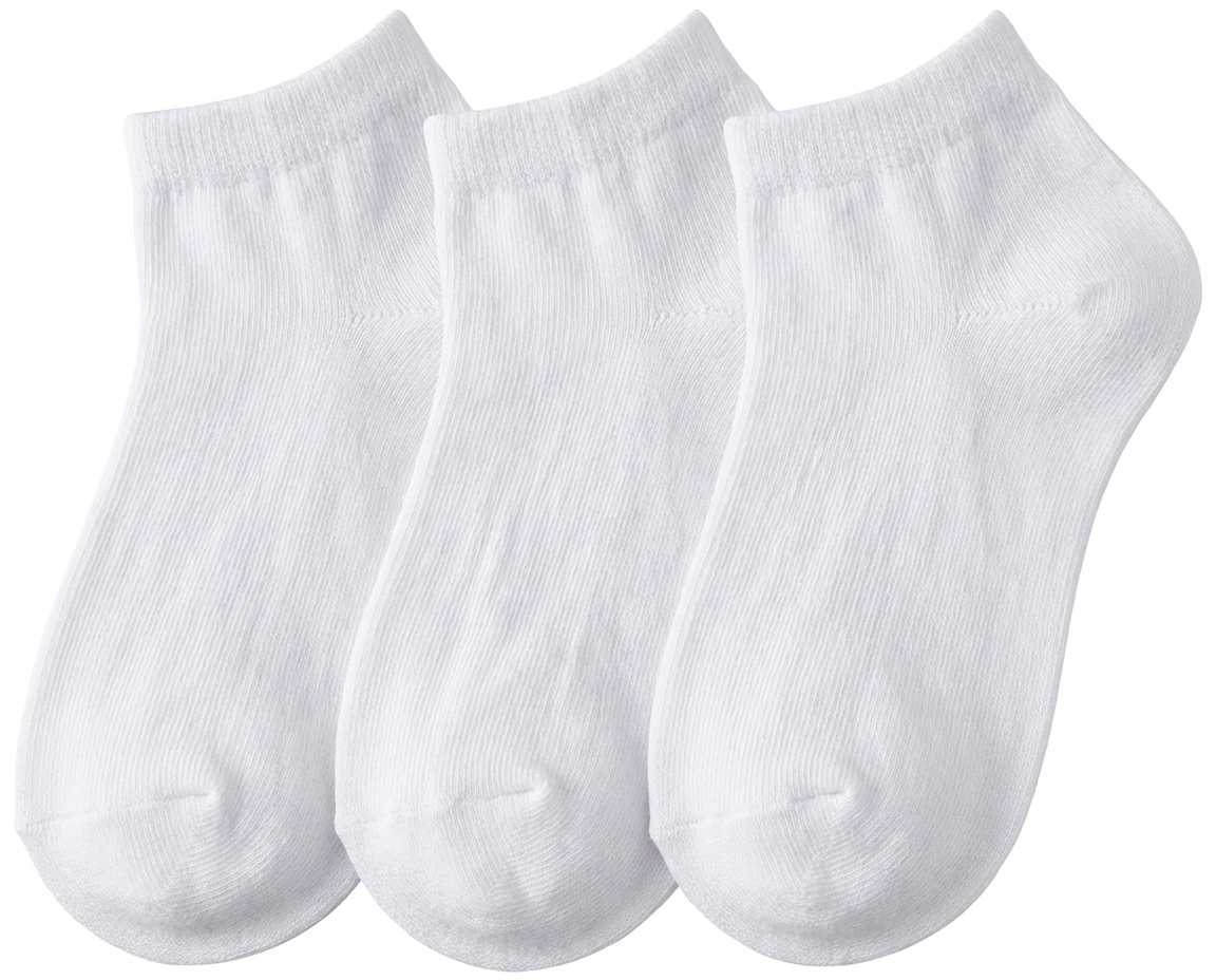 MEN COTTON SOCKET SOCKS PACK3