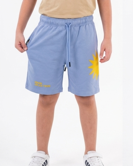 Boys Printed Summer Melton Short