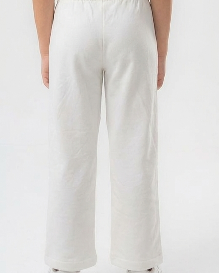 Girls Printed Wide Leg Summer Melton Pant