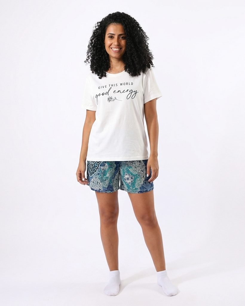 Women Printed Half Sleeves Pyjama