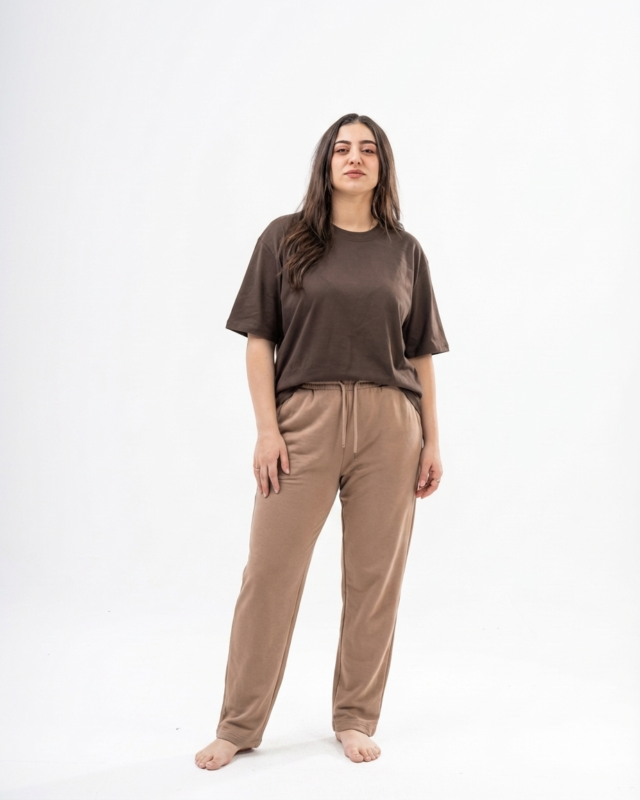 Women Plain Half Sleeves T-shirt