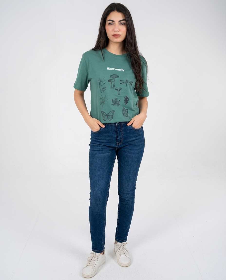 Women Printed Half Sleeves T-Shirt
