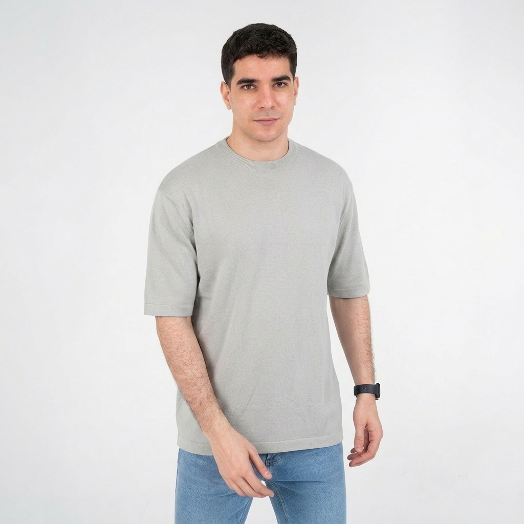 MEN PLAIN SHORT SLEEVES T-SHIRT