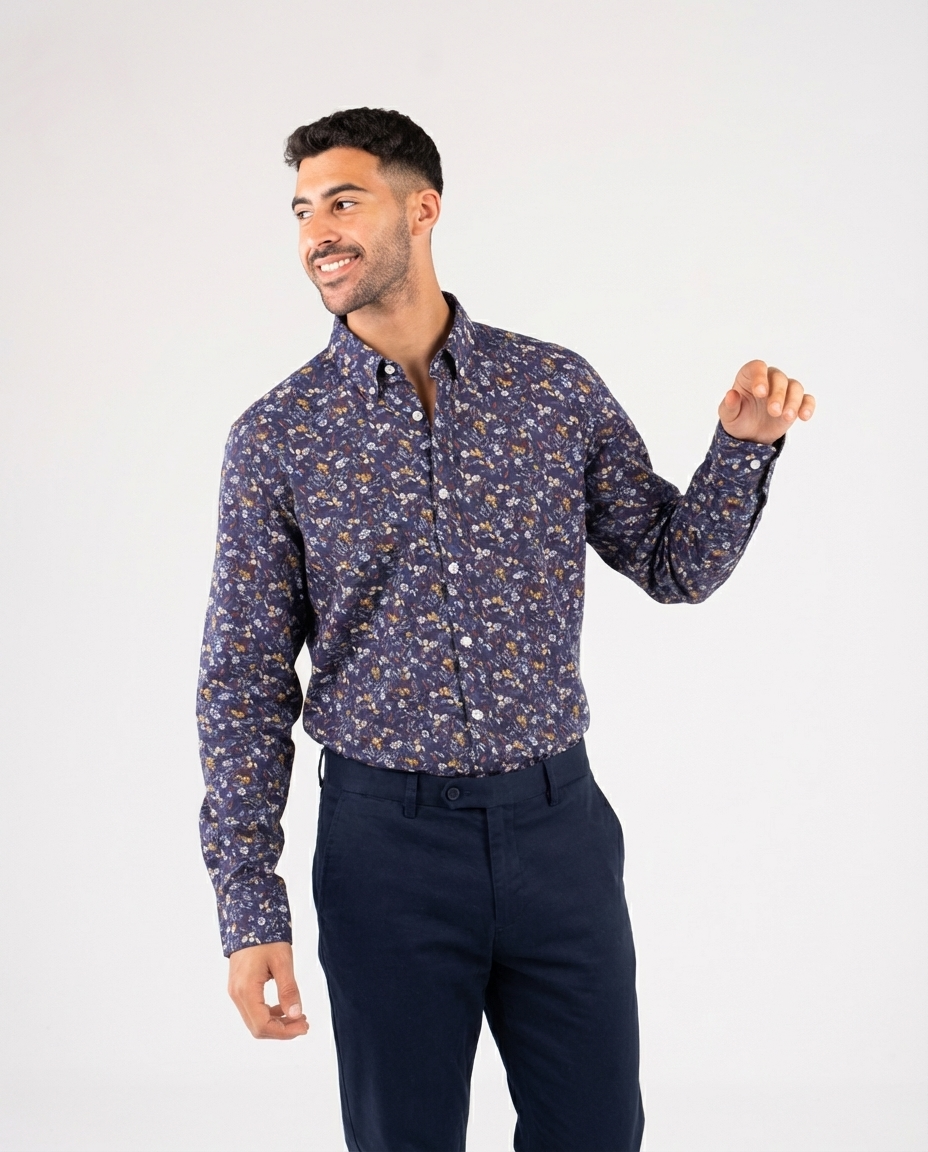 Men Casual Half Sleeves Shirt