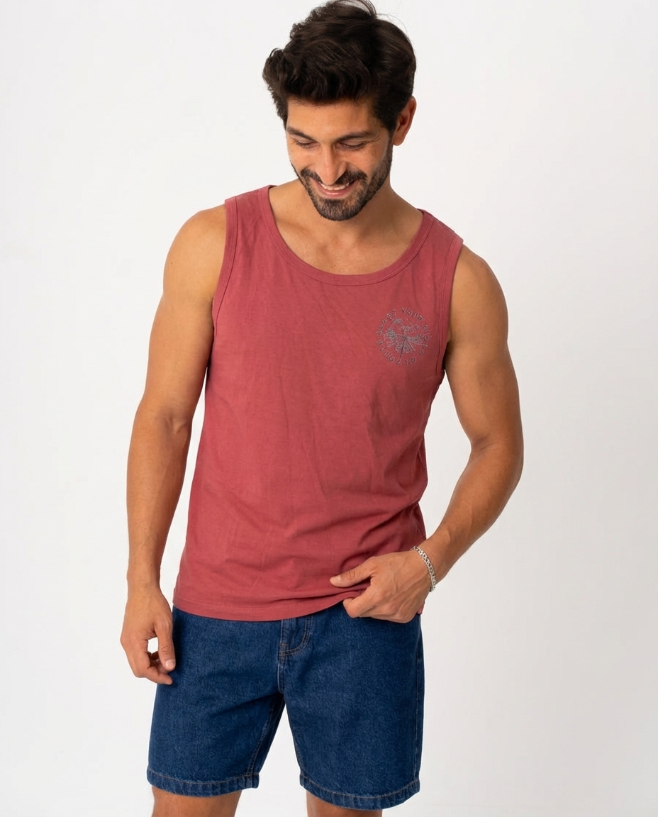 MEN PRINTED CUT T-SHIRT