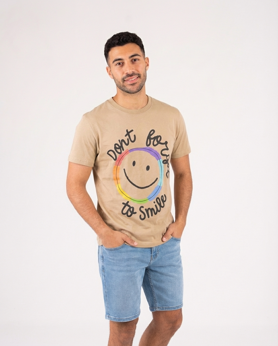 MEN PRINTED HALF SLEEVES T-SHIRT