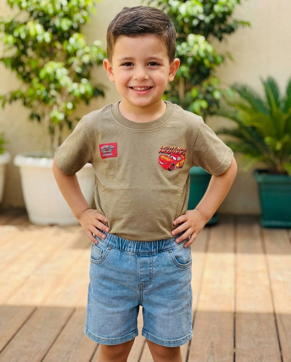 Boys Printed Half Sleeves T-shirt