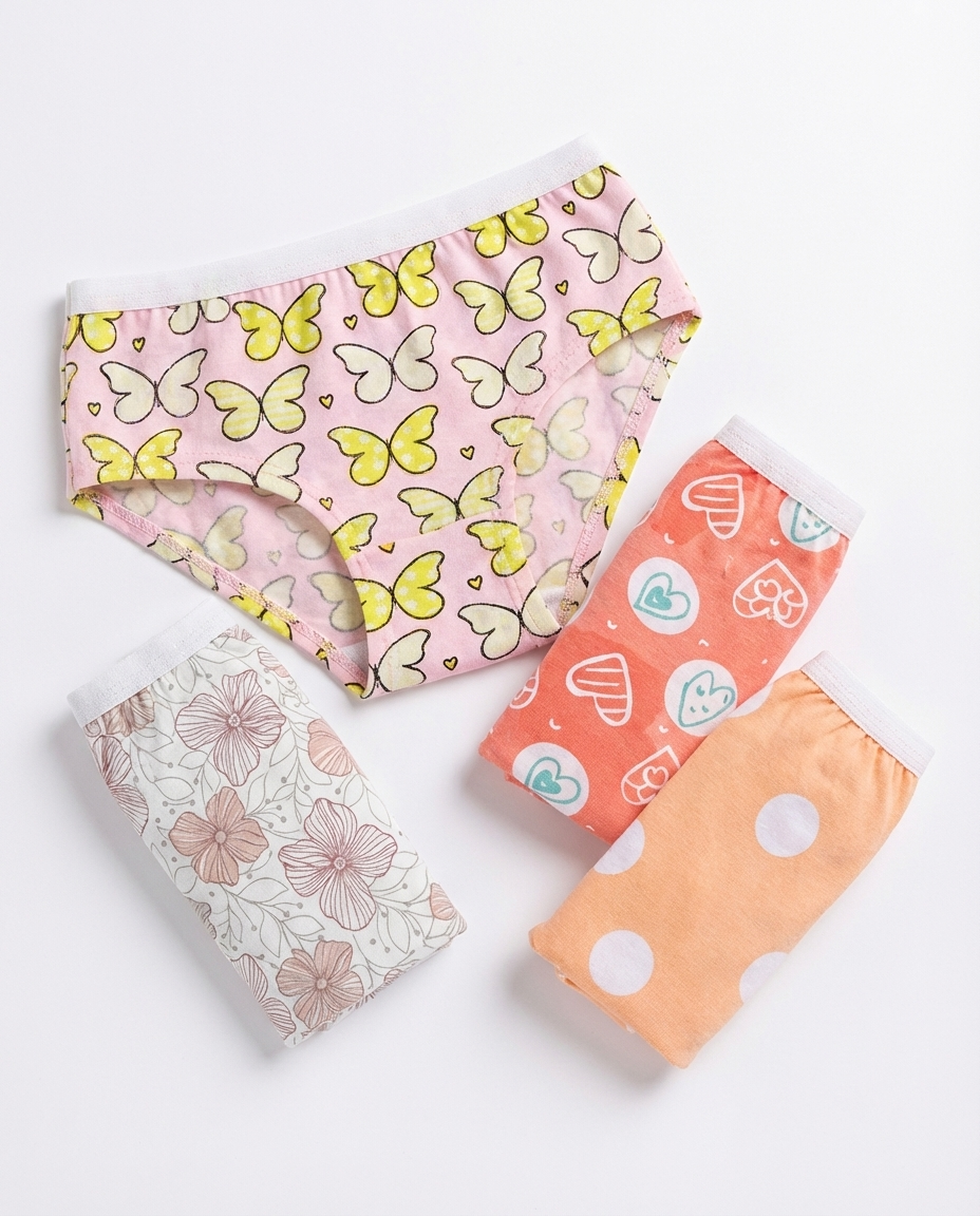 Girls UnderWear 4Pc