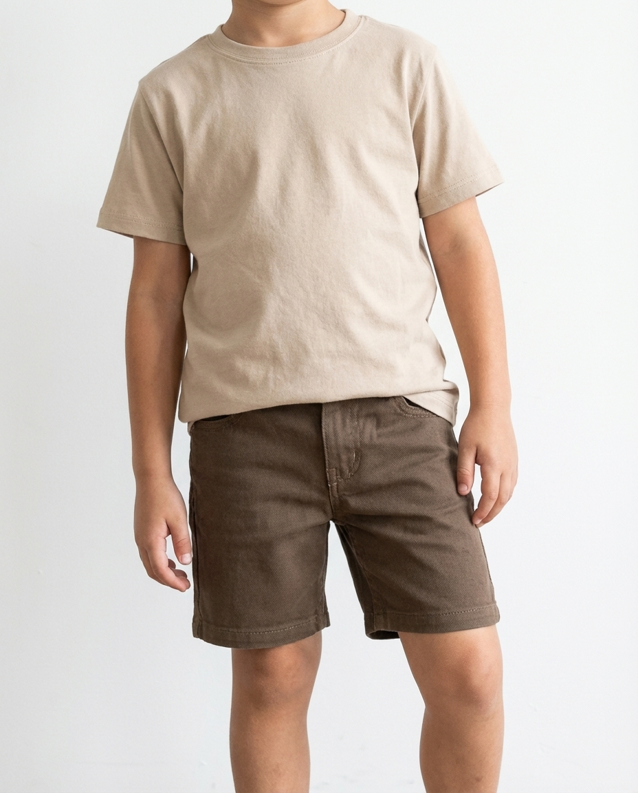 Boys Gabardine 5 Pocket Short