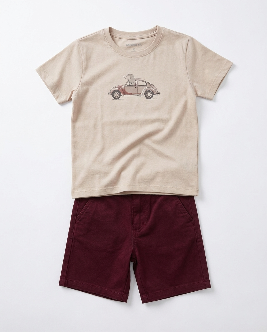 Boys Gabardine Slacks Short