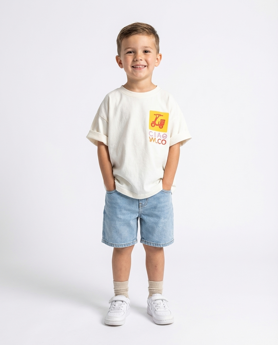 Boys Parinted Caio Amico T-Shirt