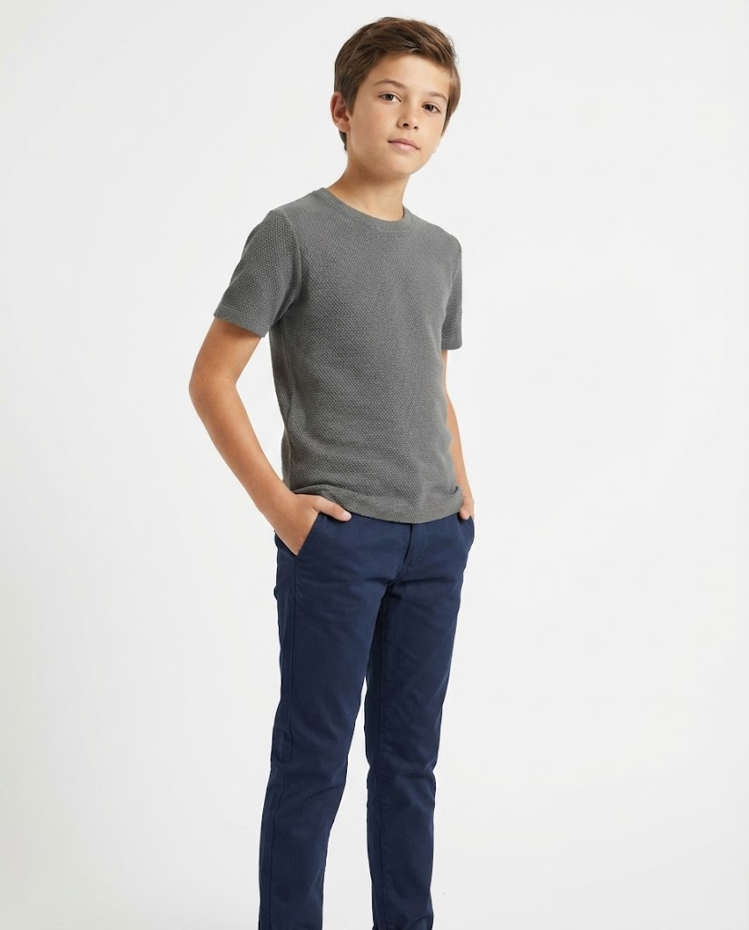 Boys Jaqured Half Sleeves T-shirt