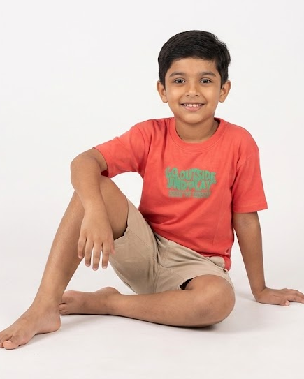 Boys Printed Half Sleeves T-shirt