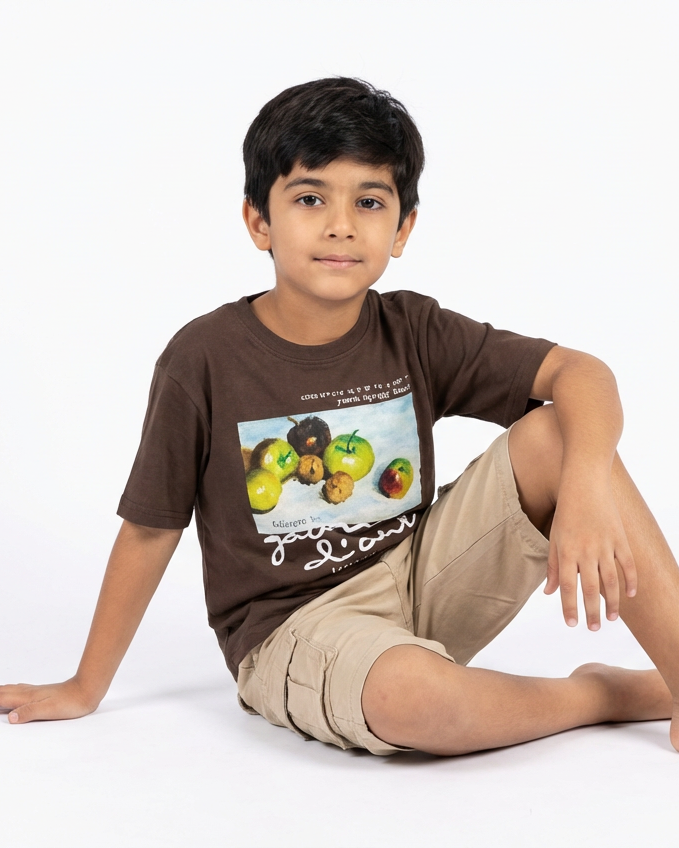 Boys Printed Half Sleeves T-shirt