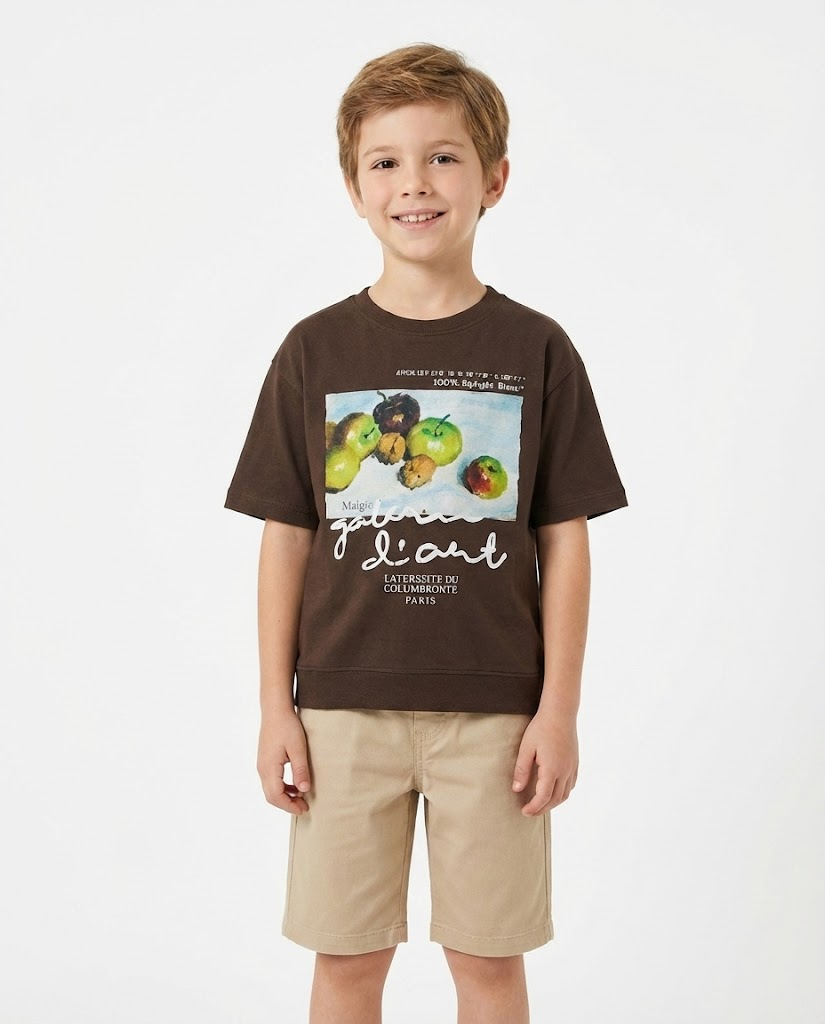 Boys Printed Half Sleeves T-shirt