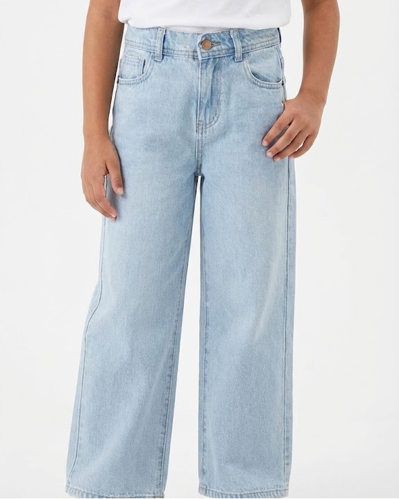 Girls Jeans Wide Leg Pant