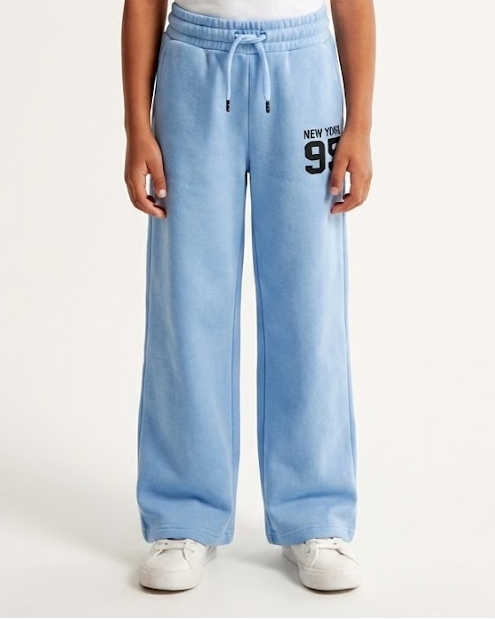Girls Printed 95 Wide Leg Pant