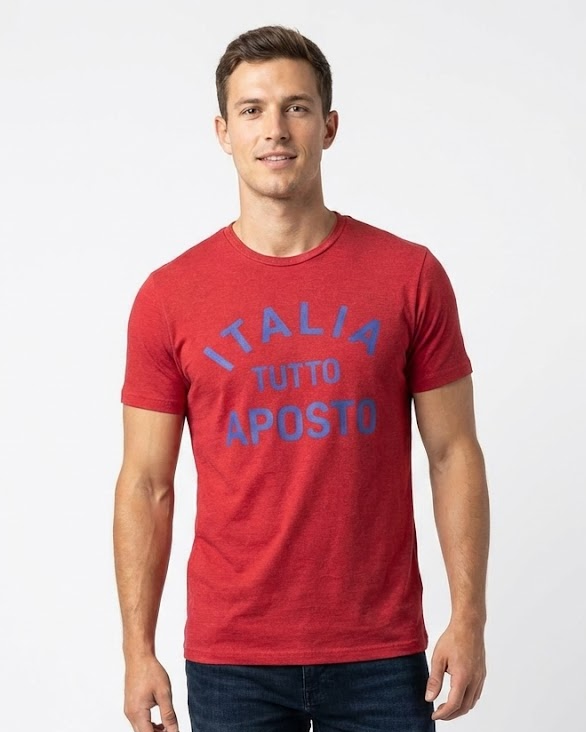 Men Printed Italy T-Shirt