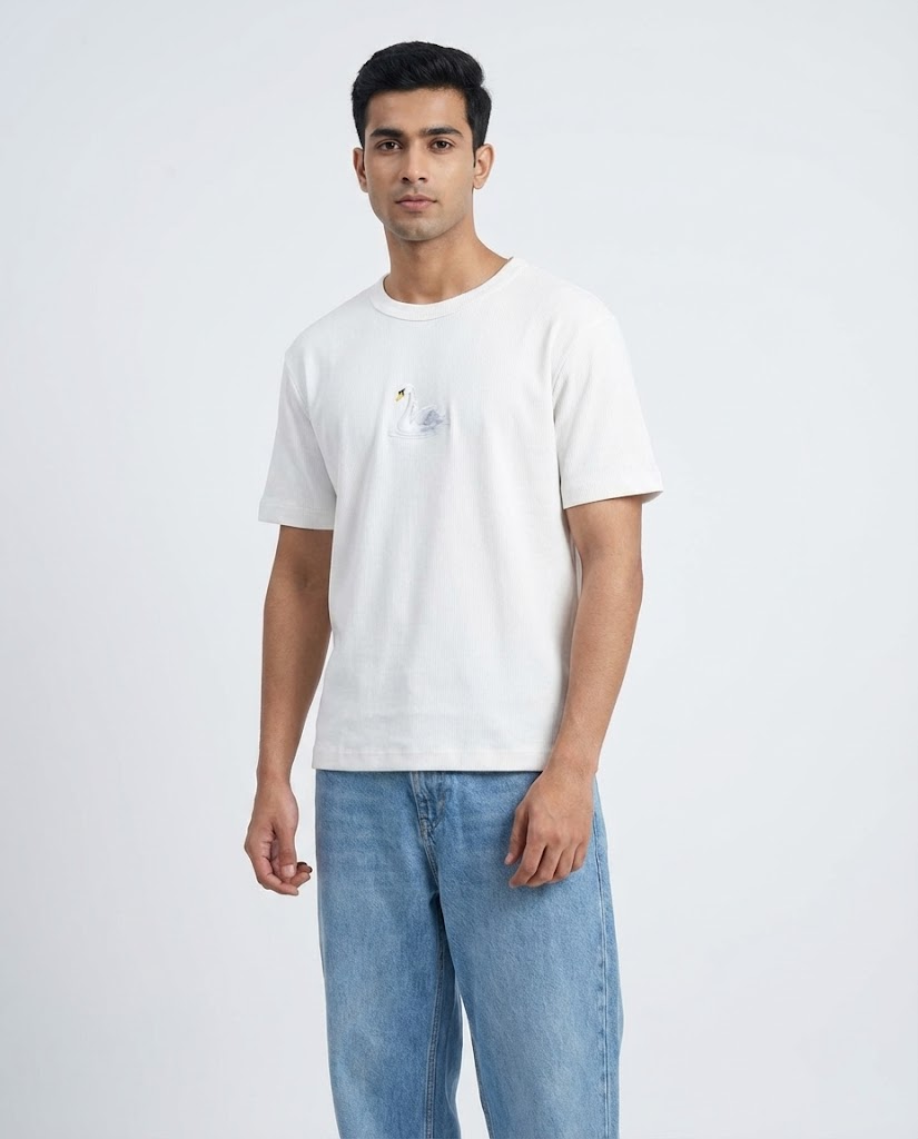 Women Half Sleeves Printed Basic Top