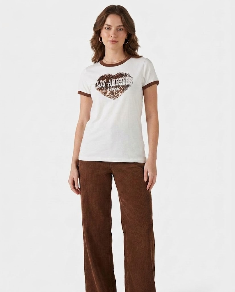 Women Printed Half Sleeves T-Shirt
