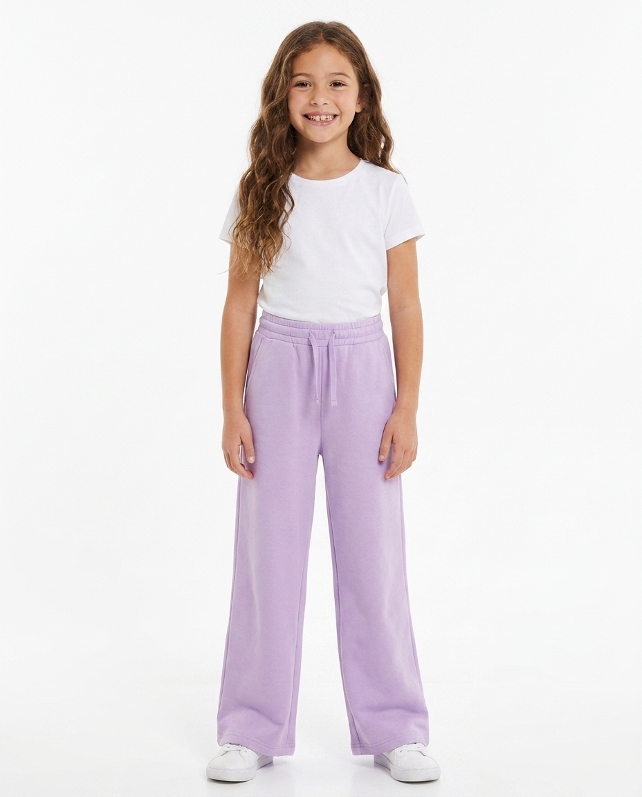 Girls Printed Brooklyn Pant Wide Leg Fit