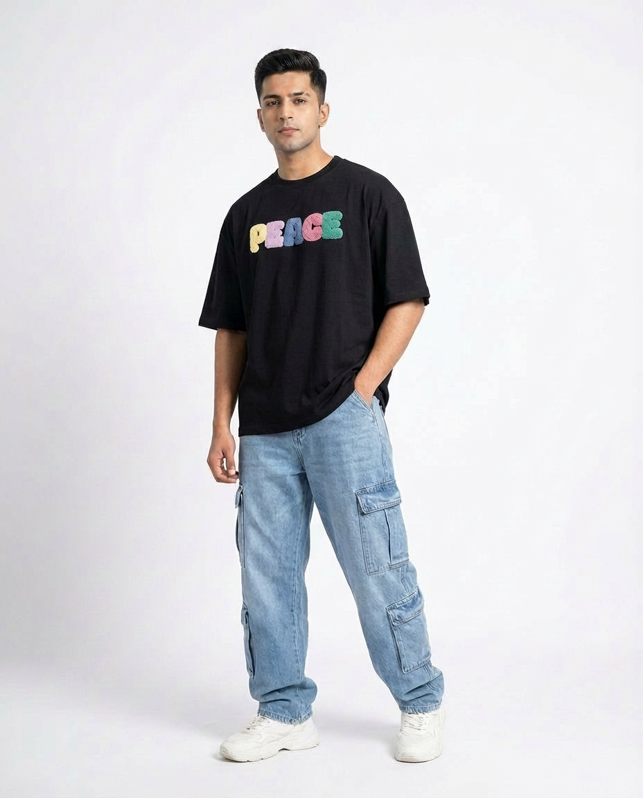 Men Printed Life Cut T-Shirt