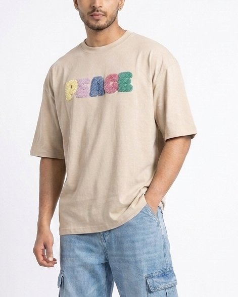 Men Printed Life Cut T-Shirt