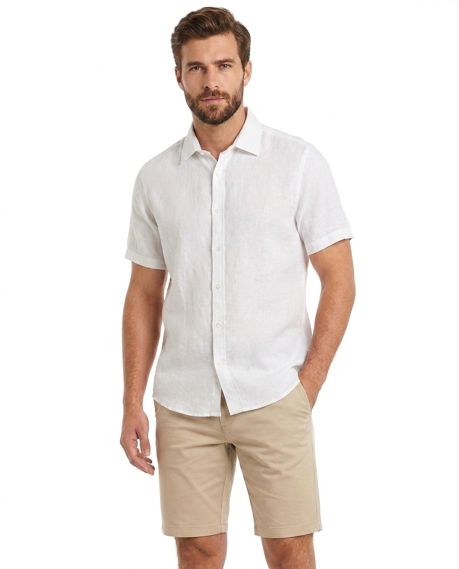Men Casual Half Sleeves Shirt