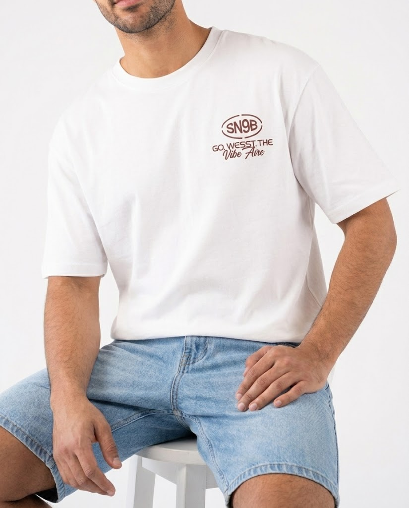 MEN PRINTED GO WHERE HALF SLEEVES T-SHIRT