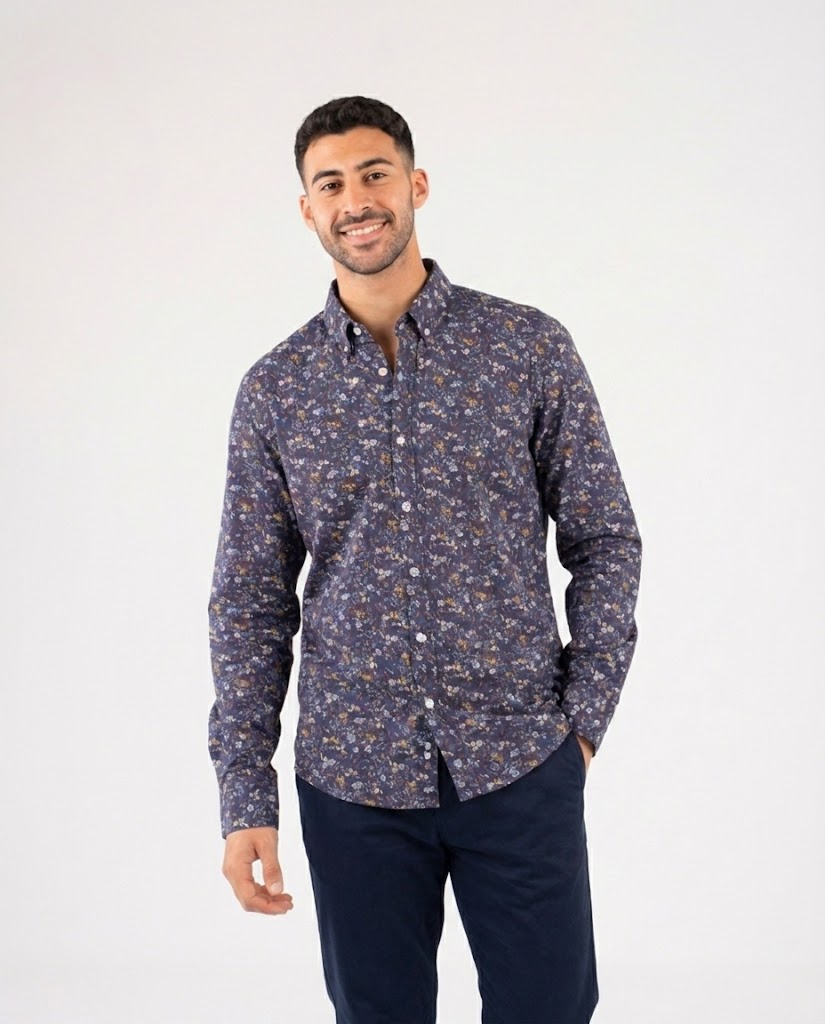 Men Casual Half Sleeves Shirt