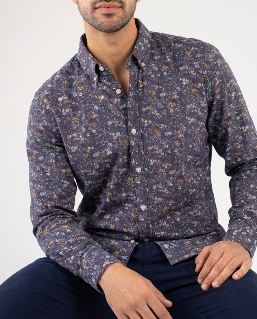 Men Casual Half Sleeves Shirt