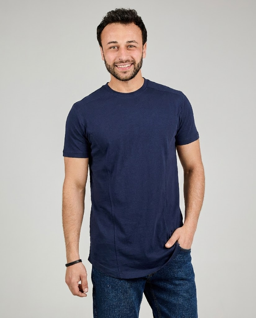 Men’s plain short-sleeve T-shirt