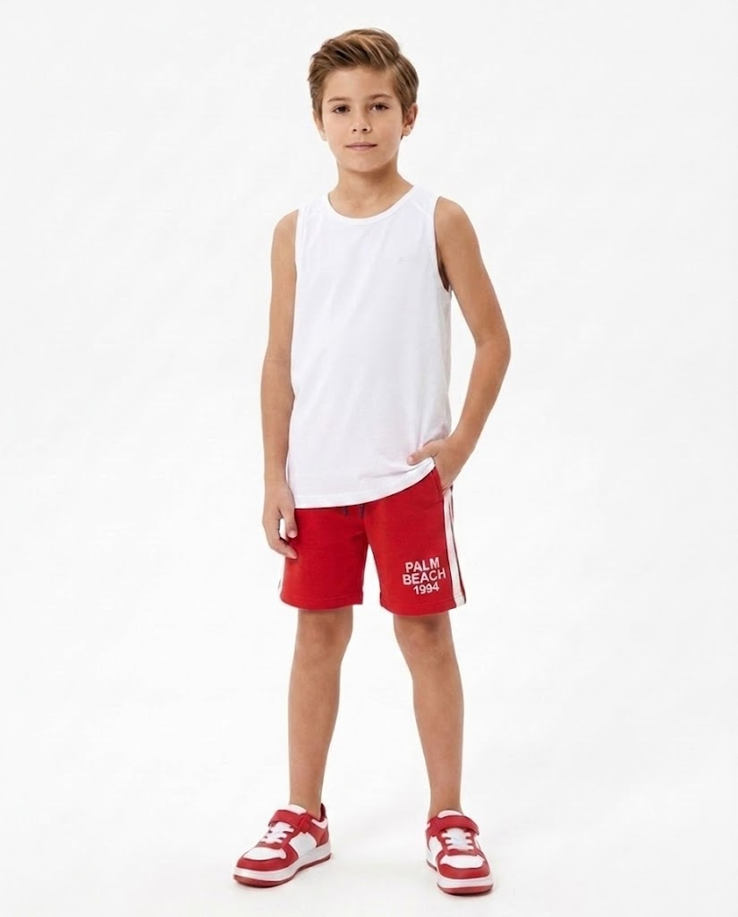 Boys Printed Palm Beach Short