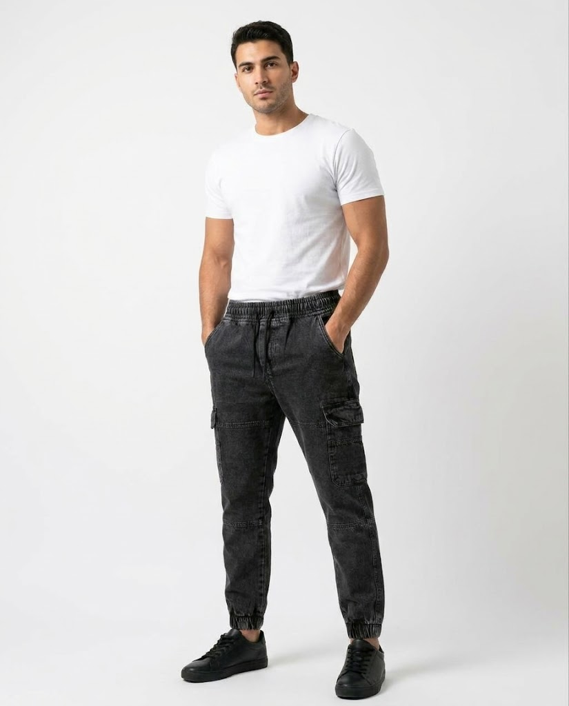 Jogger Fit Denim Pants