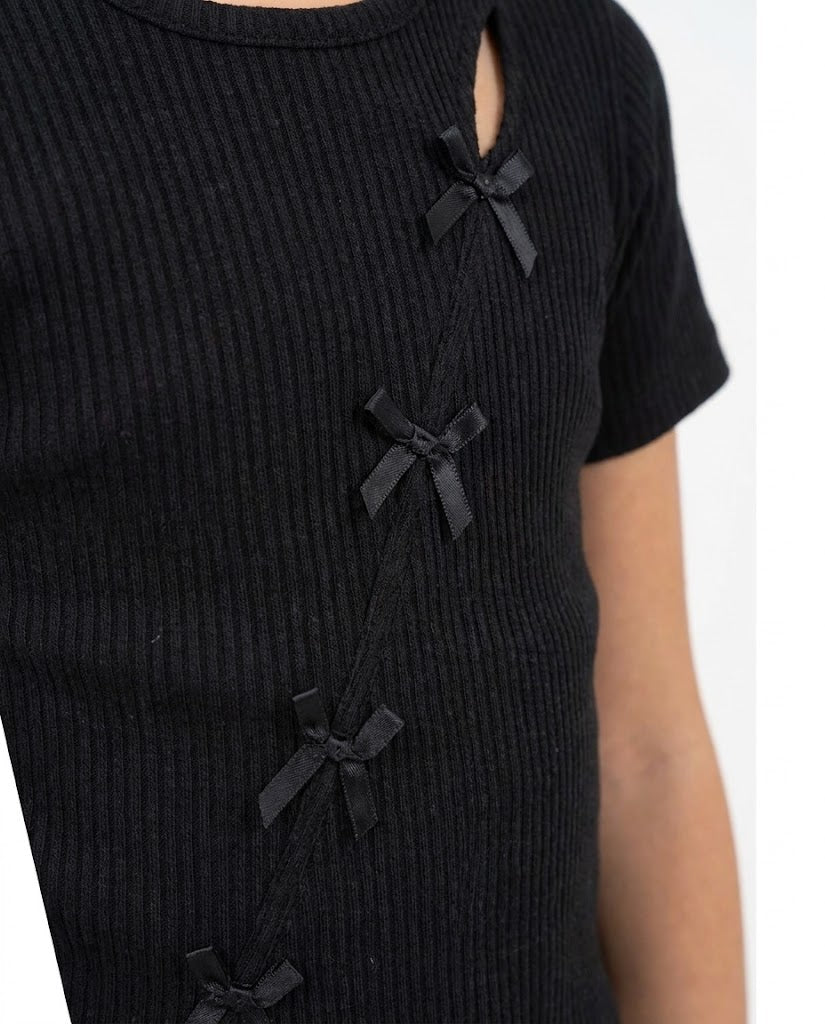 Girls Plain Half Sleeves T-shirt