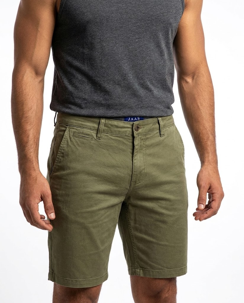 MEN GABARDINE SLACK SHORT