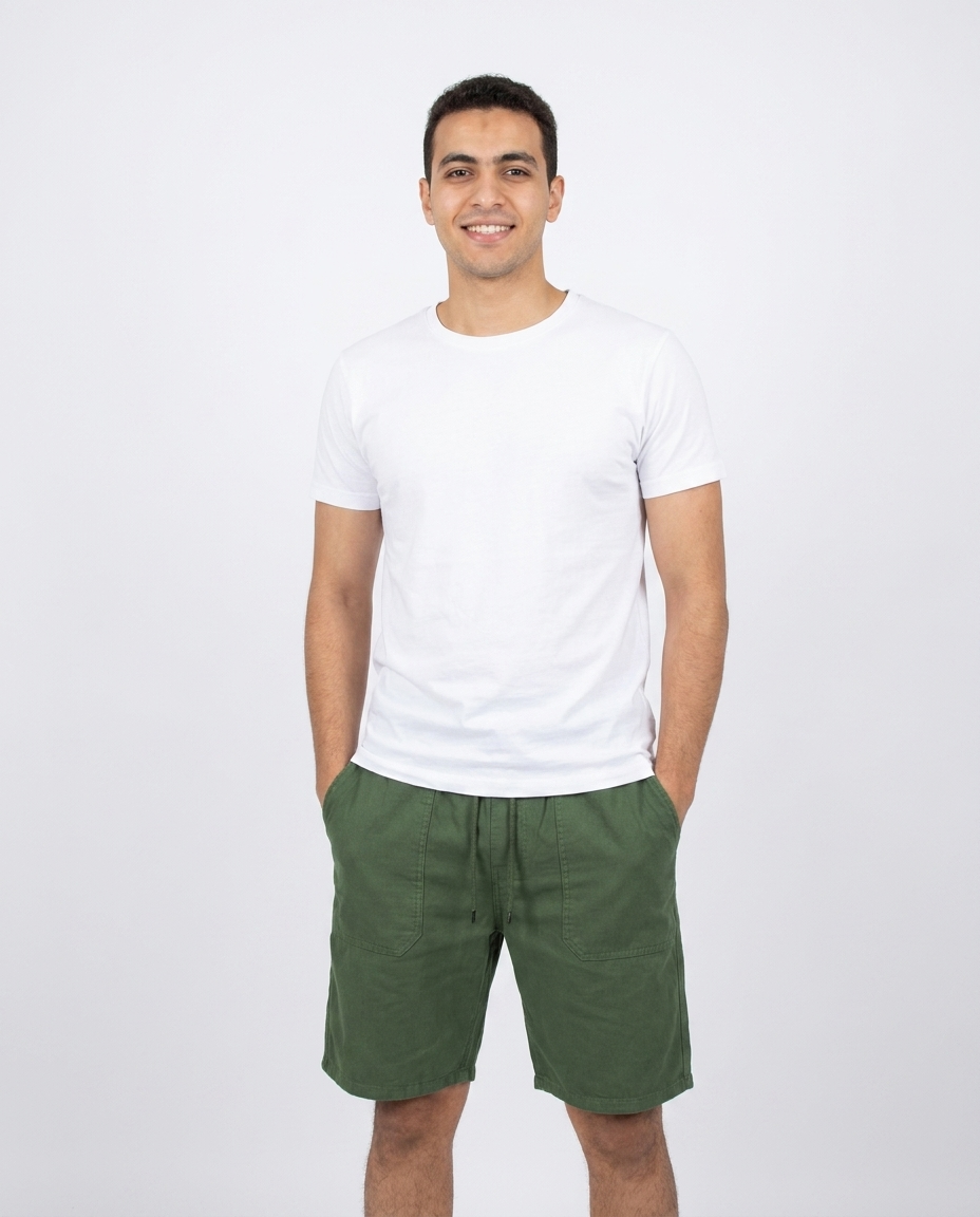 Men Linen Casual Short
