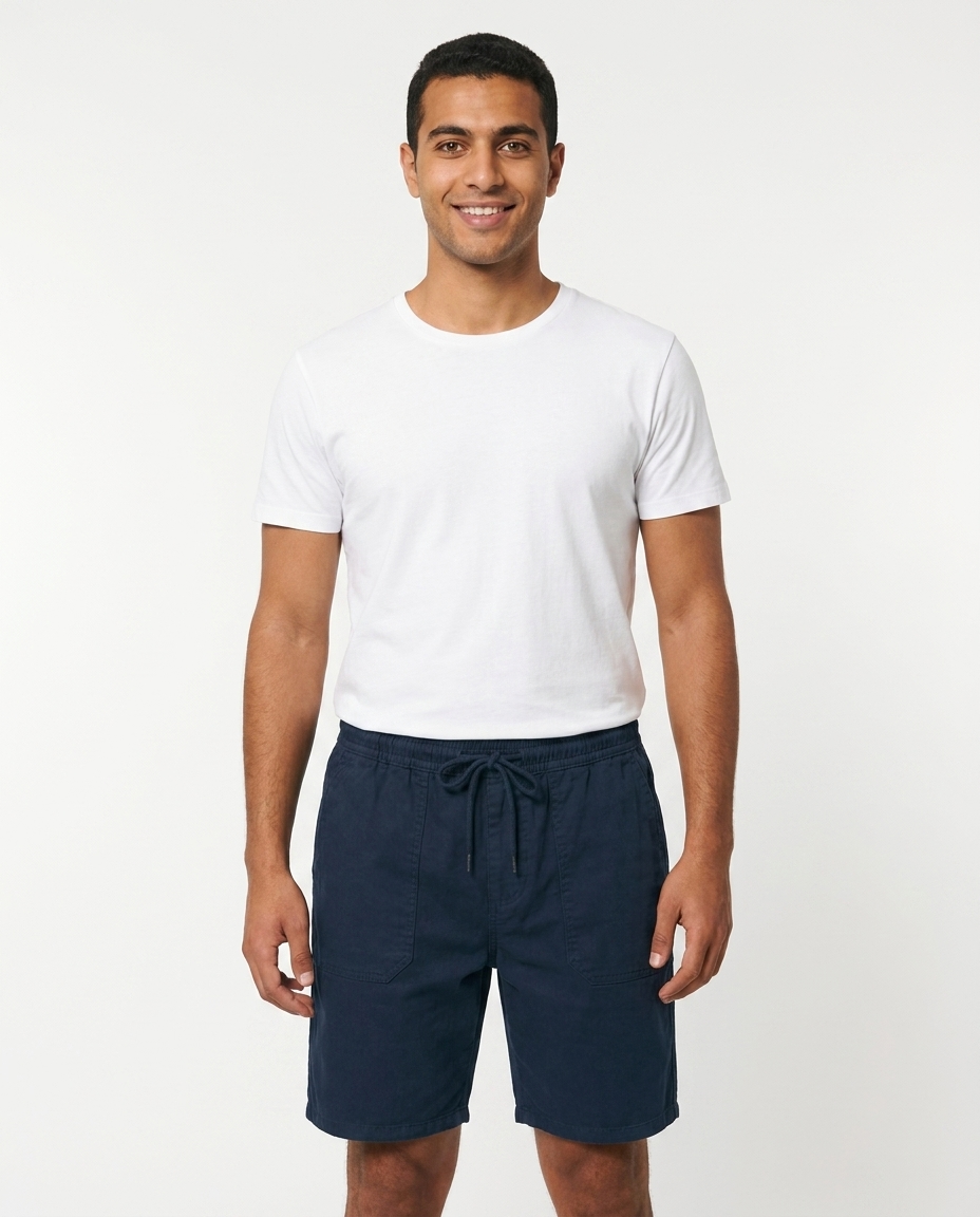 Men Linen Casual Short