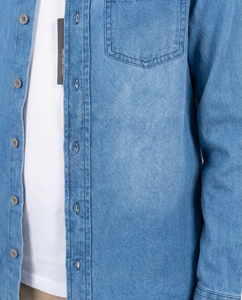 Boys Casual Jeans Long Sleeves Shirt
