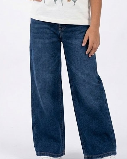 Girls Jeans Wide Leg Pant