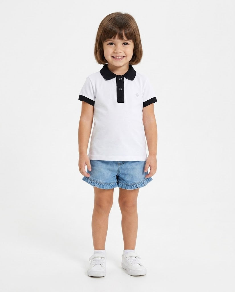 BABY GIRL HALF SLEEVES POLO T-SHIRT