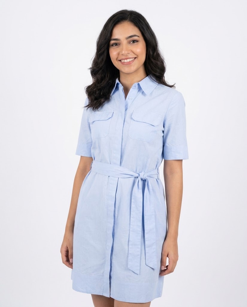 Women Half Sleeves Dress