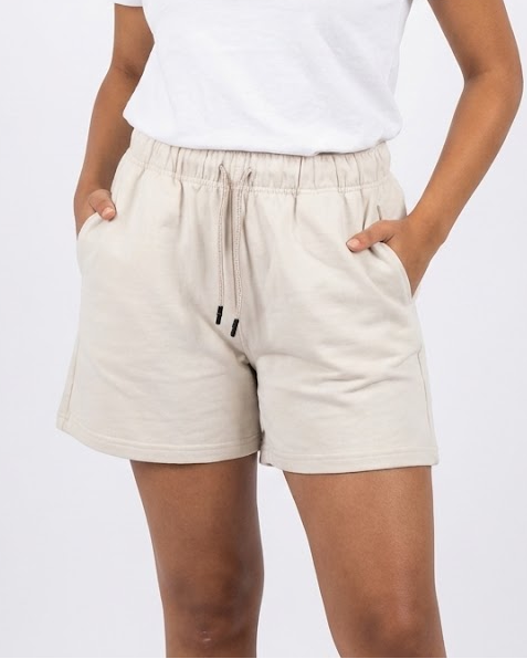 Women Plain Summer Melton Short