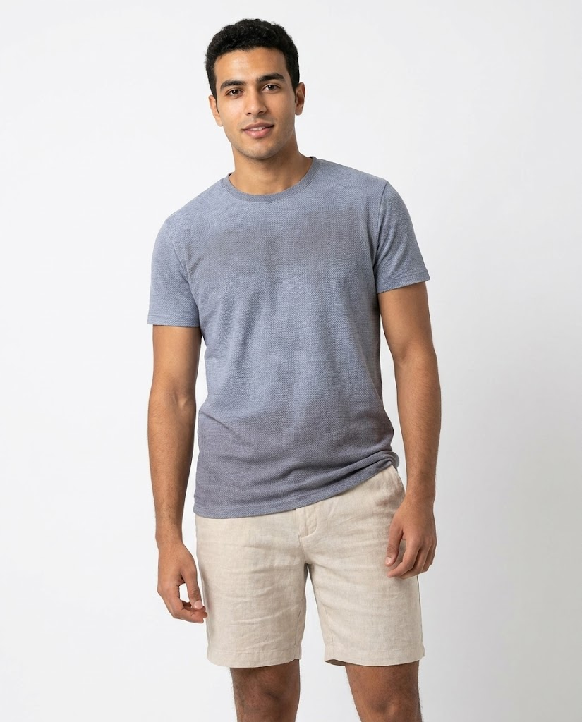 MEN ALLOVER PRINTED HALF SLEEVES T-SHIRT