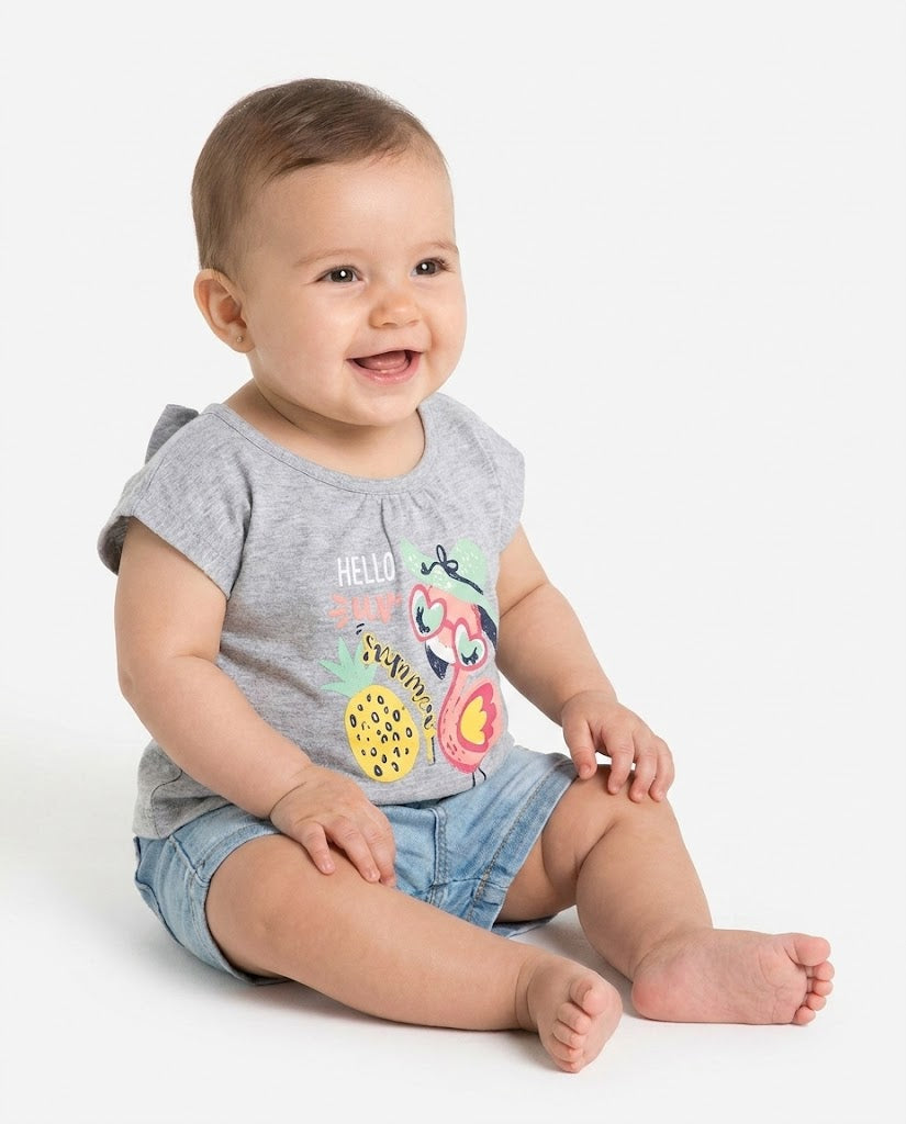 BABY GIRL PRINTED T-SHIRT