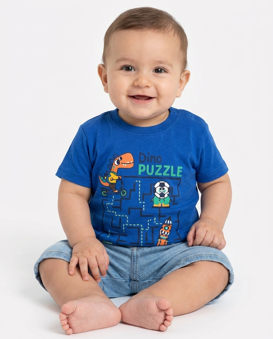 Baby Boy Printed Half Sleeves T-shirt