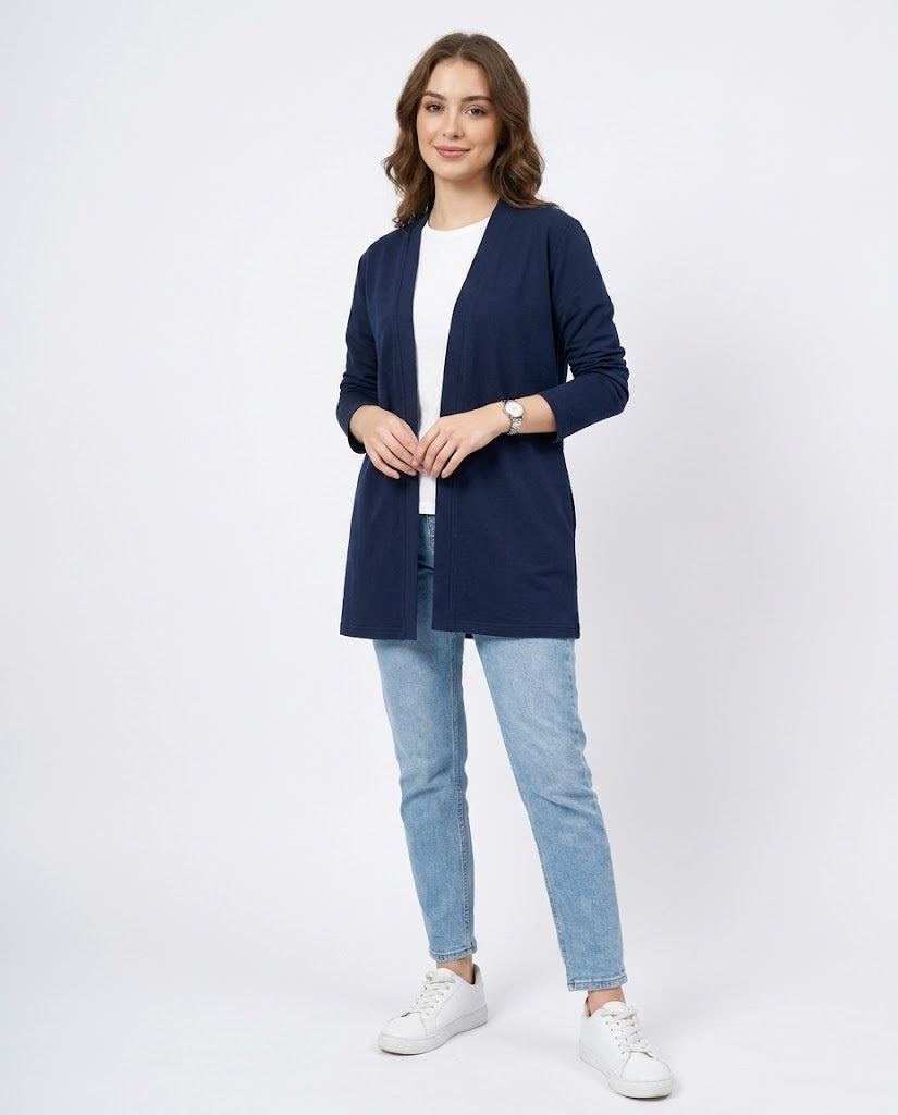 WOMEN PLAIN CARDIGAN
