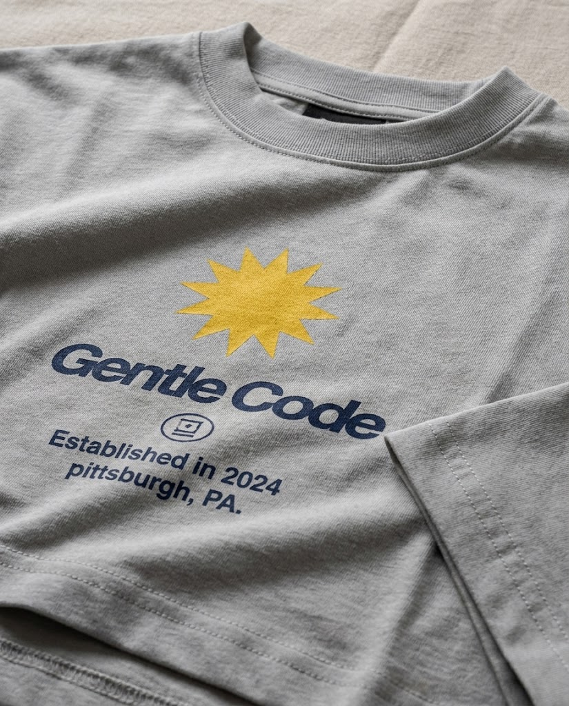 Men Printed Gntle Code Half Sleeves T-shirt
